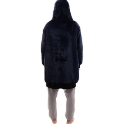 Poncho All-In Poncho Plaid Grey Blue