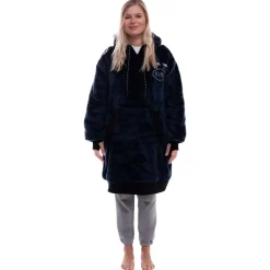 Poncho All-In Poncho Plaid Grey Blue