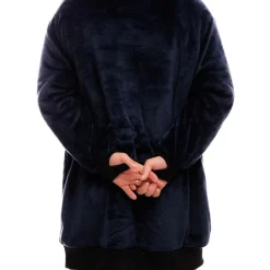 Poncho All-In Poncho Plaid Grey Blue