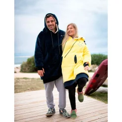 Poncho All-In Poncho Plaid Grey Blue