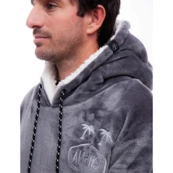 Poncho All-In Poncho Plaid Charcoal