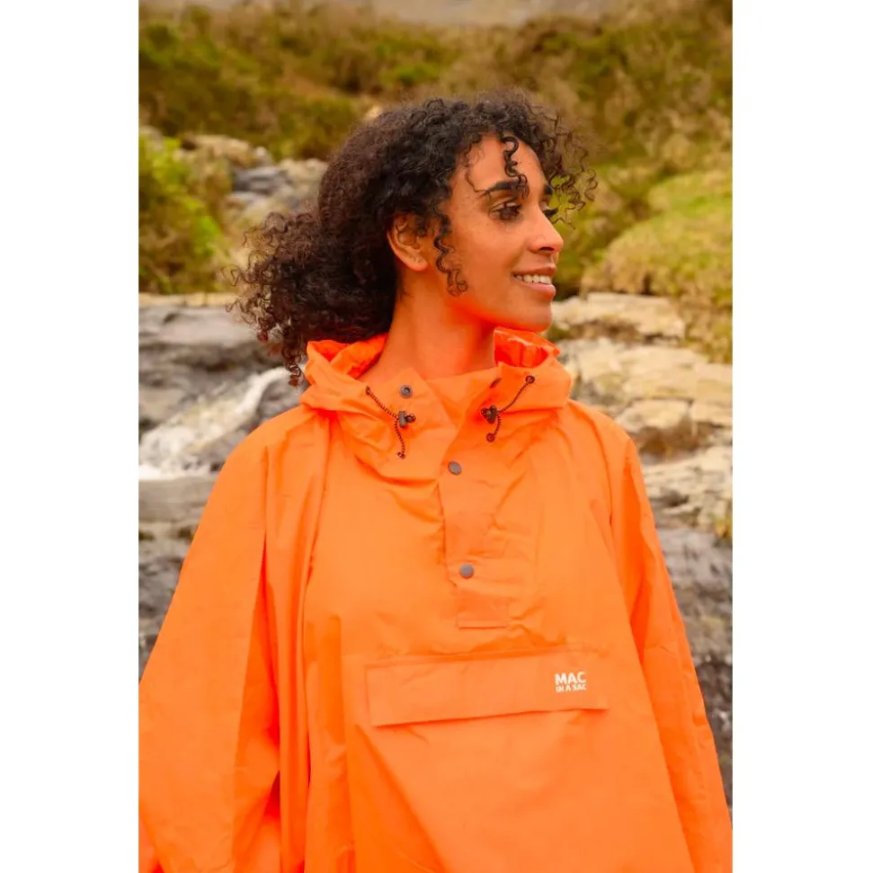 Poncho de pluie MAC IN A SAC Mias Poncho Neon Orange