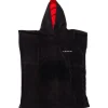 Poncho Quiksilver Hoody Towel Youth Jet Black