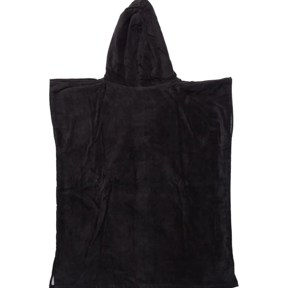 Poncho Quiksilver Hoody Towel Youth Jet Black