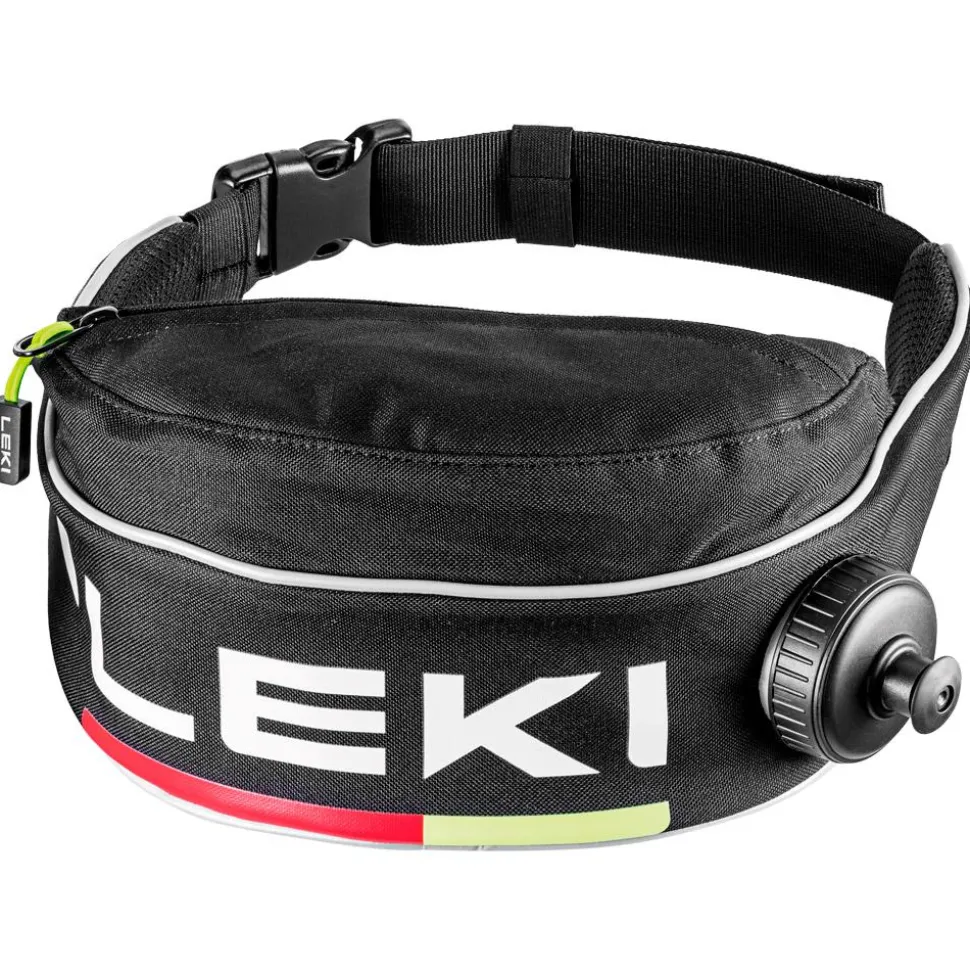 Porte-Gourde Leki Drinkbelt Thermo Black Bright Red Neon Yellow