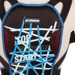 Protection dorsale Diezz Soft 2AC Junior Black Red