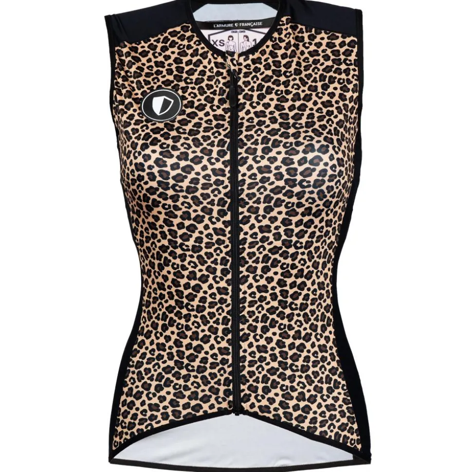 Protection dorsale L'Armure Française Ilem Women Leopard Yellow
