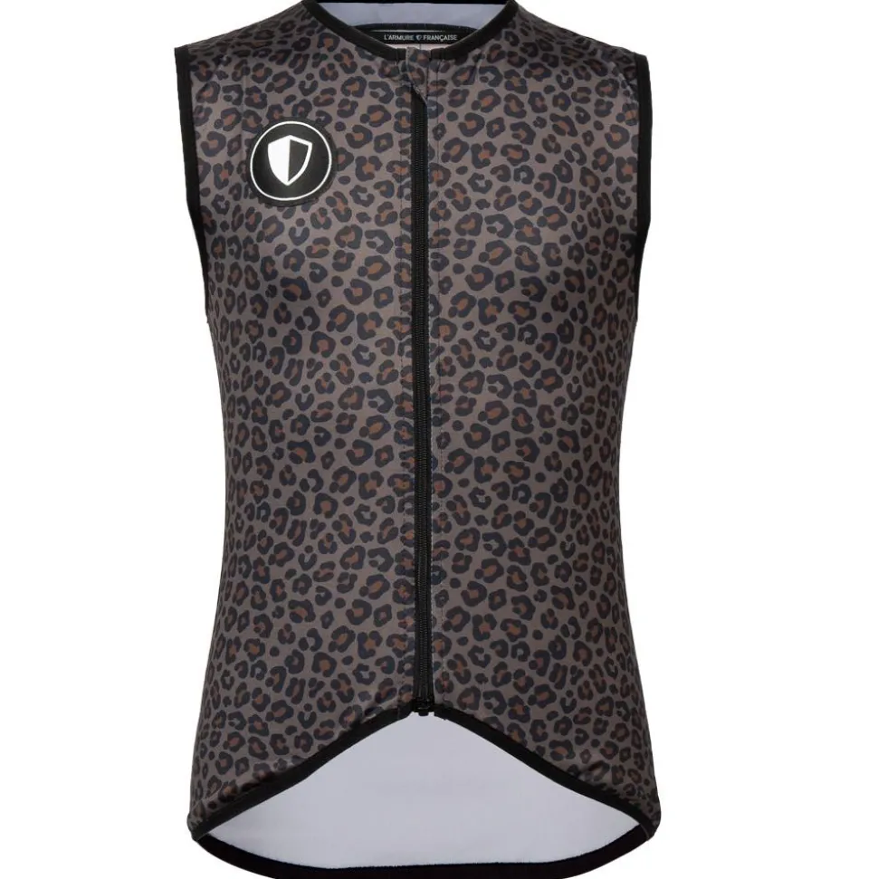 Protection dorsale L'Armure Française Ikki Junior Leopard Brown