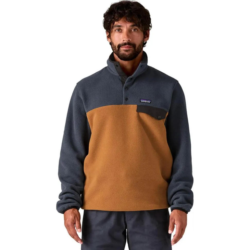Pull Patagonia Lightweight Synchilla Snap-T Deer Brown