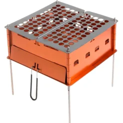 Réchaud Lacal Compact Barbecue /Oven Orange