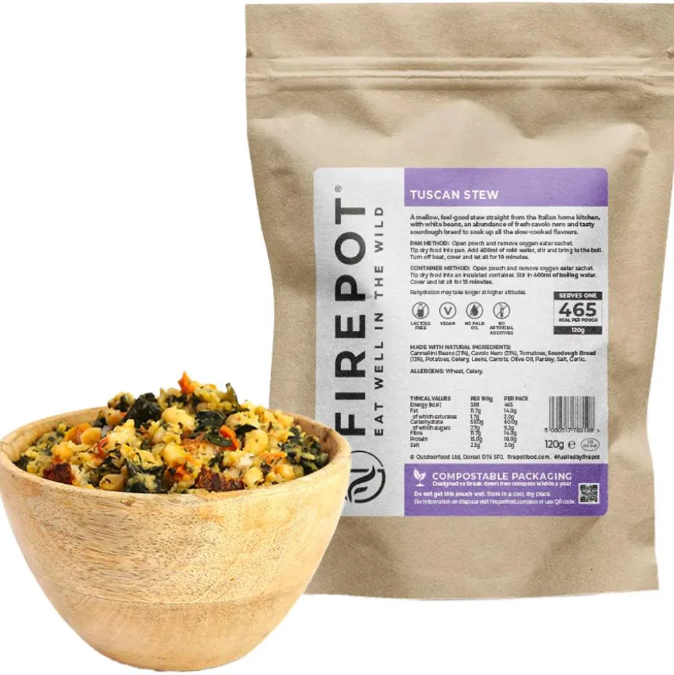 Repas Lyophilisé Firepot Légumes A La Toscane 145 g.