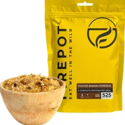 Repas Lyophilisé Firepot Porridge Aux Bananes Grillées 150 g.