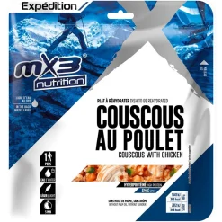 Repas Lyophilisé MX3 Couscous Au Poulet 130 g.