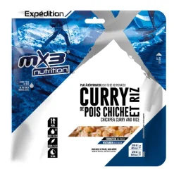 Repas Lyophilisé MX3 Curry De Pois Chiche & Riz 210 g.