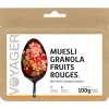 Repas Lyophilisé  Voyager Muesli Granola Fruits Rouges 100 g.