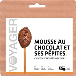 Repas Lyophilisé Voyager Mousse Au Chocolat Et Ses Pépites 80 g.