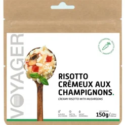 Repas Lyophilisé Voyager Risotto Crémeux Aux Champignons 150 g.