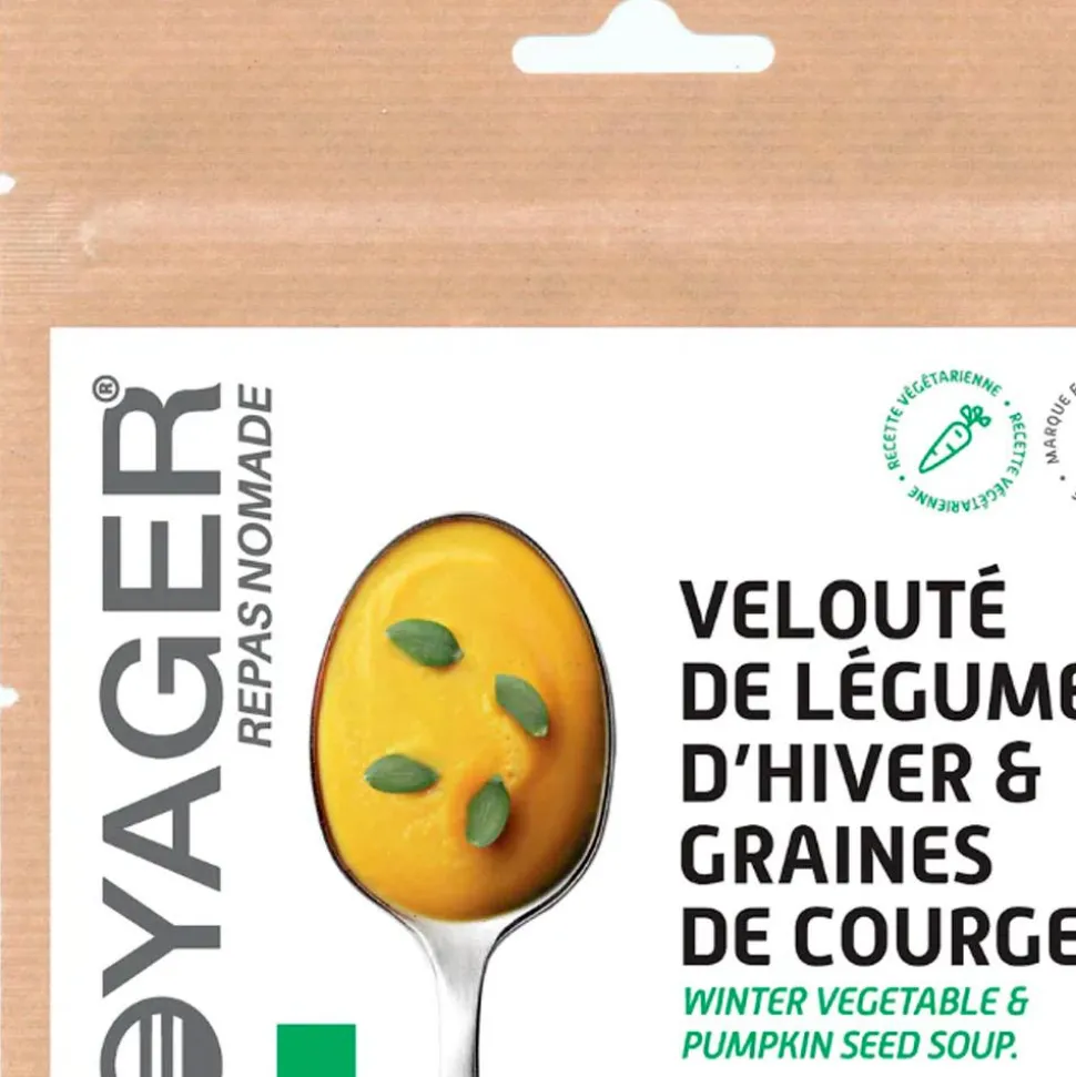 Repas Lyophilisé Voyager Velouté De Légumes D'Hiver Et Graines De Courges 50 g.