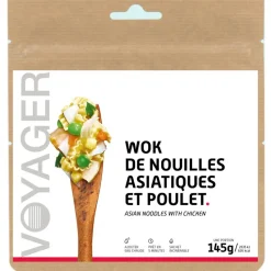 Repas Lyophilisé Voyager Wok De Nouilles Asiatiques Et Poulet 145 g.