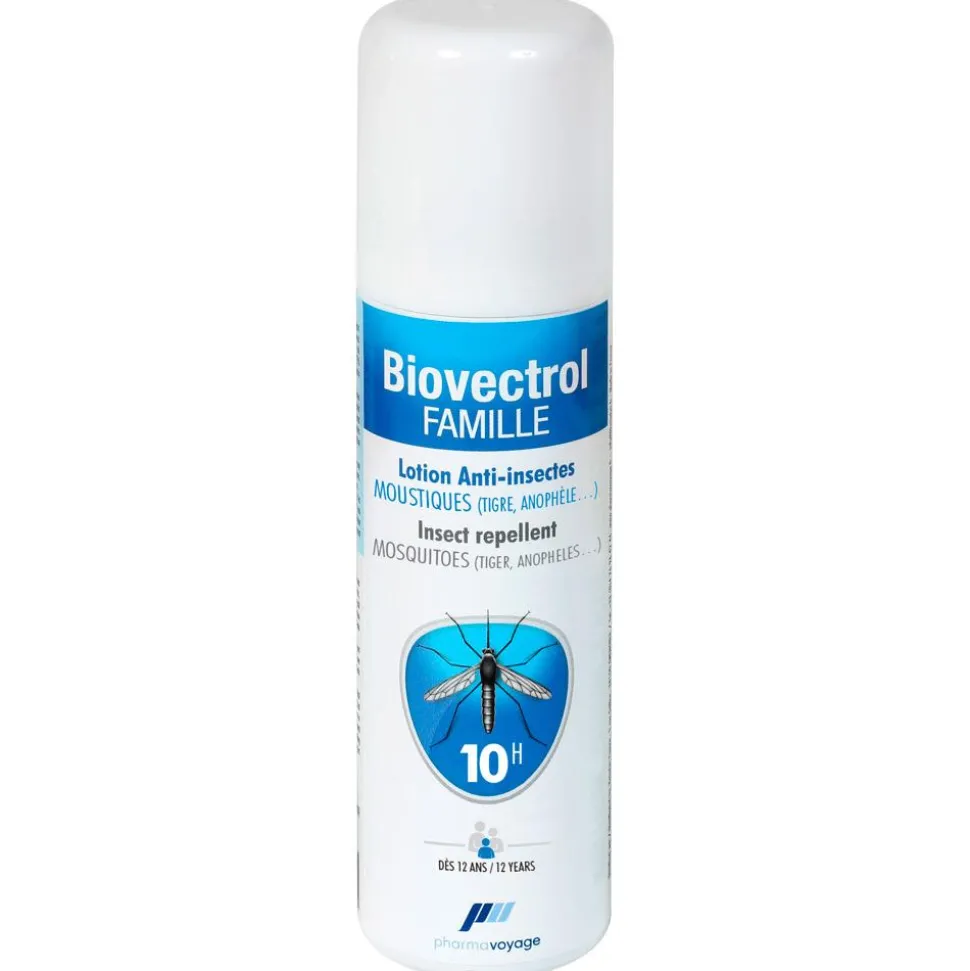 Répulsif Insectes Pharmavoyage Biovectrol Famille 80 ml