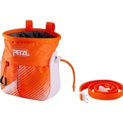 Sac à magnésie Petzl Sakapoche Orange White