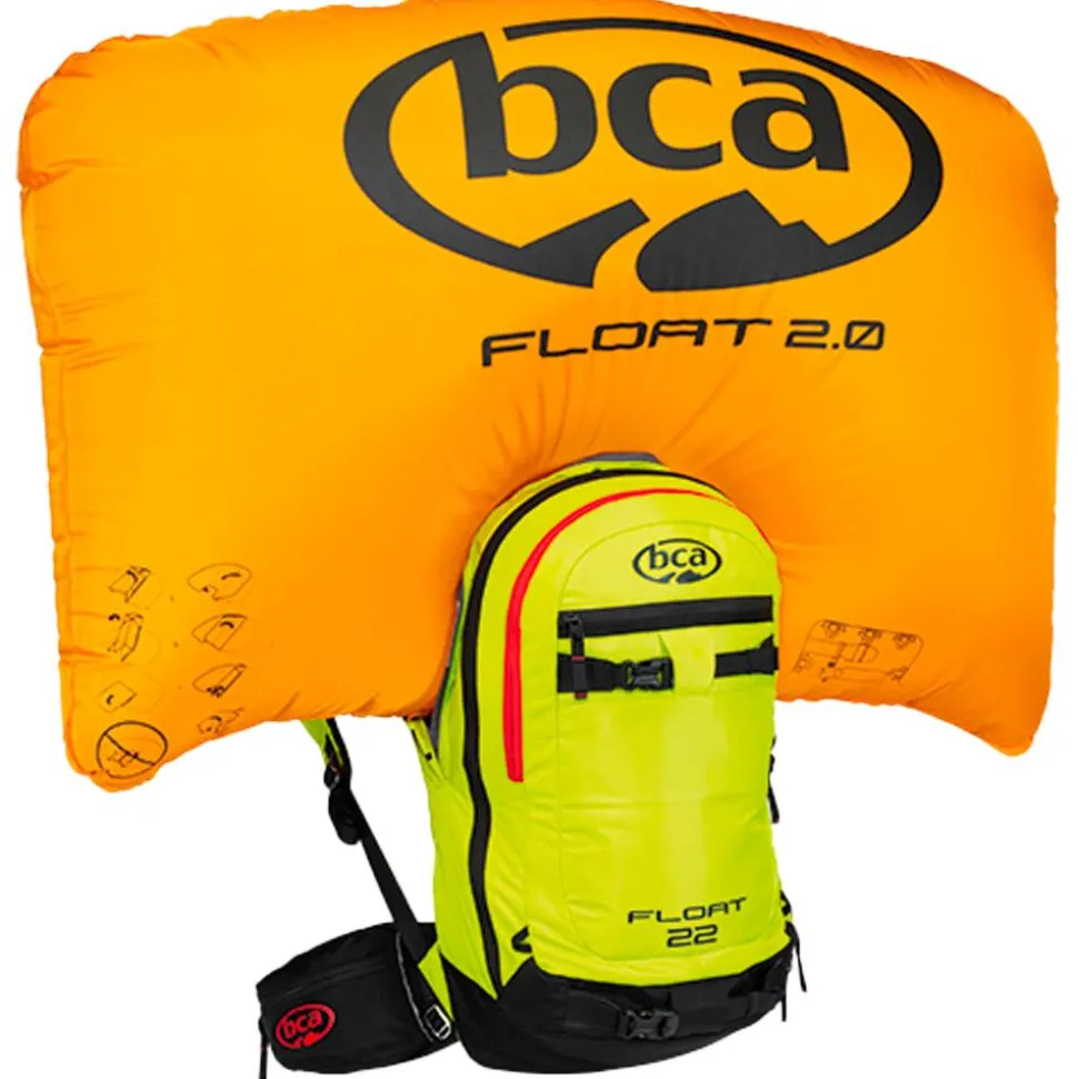 Sac airbag BCA Float 22 2.0 Radioactive Lime Black
