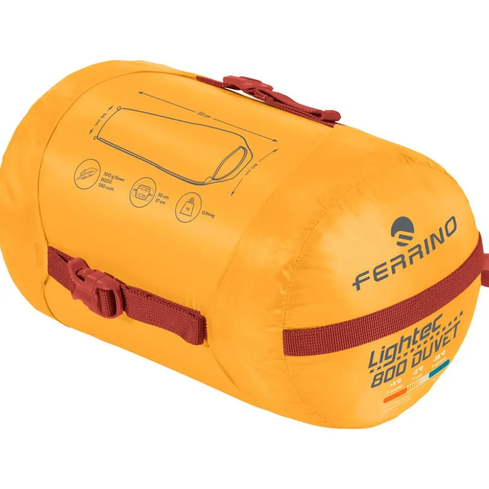 Sac de couchage Ferrino Lightec 800 Duvet Jaune