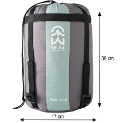 Sac de couchage Wilsa Trail 1200 Grey