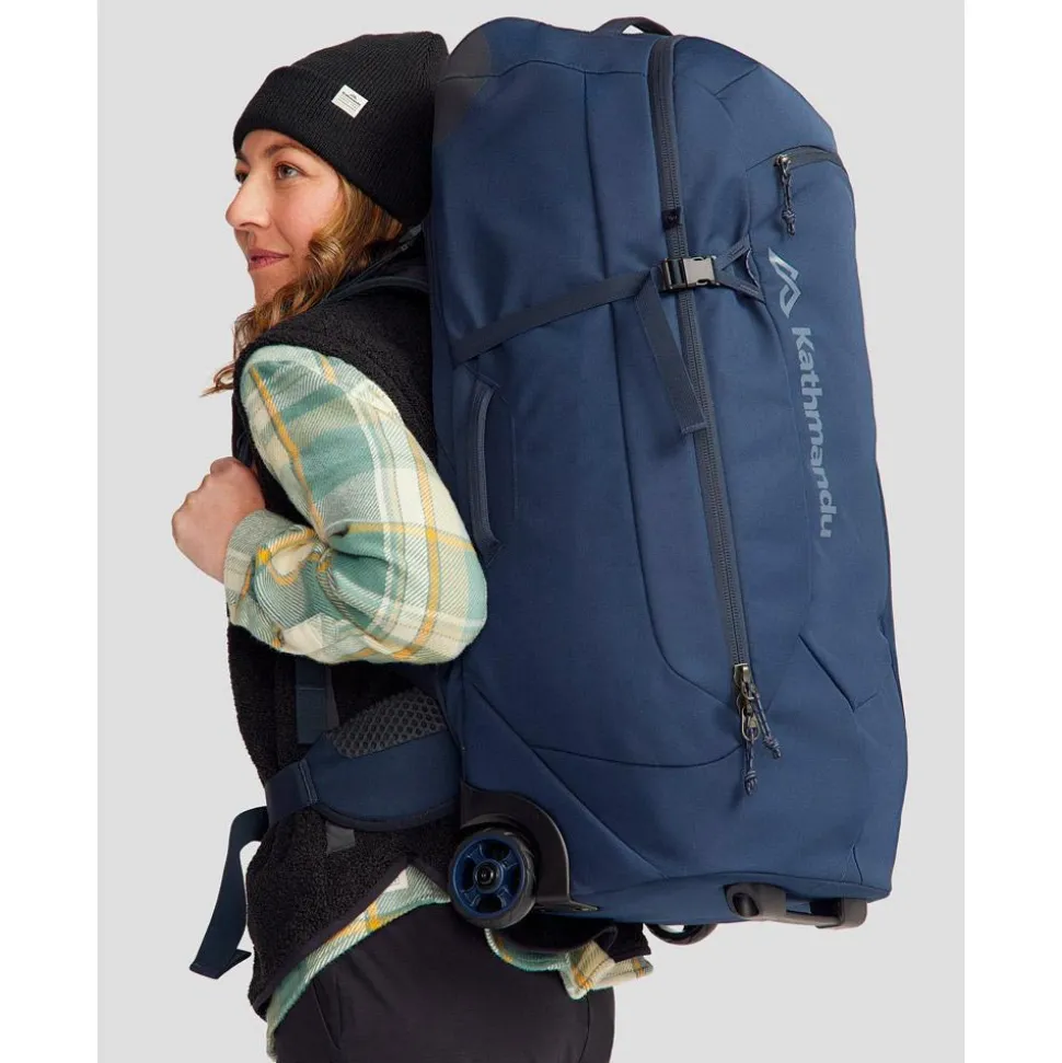 Sac de voyage Kathmandu Hybrid Trolley 70L Pure Navy