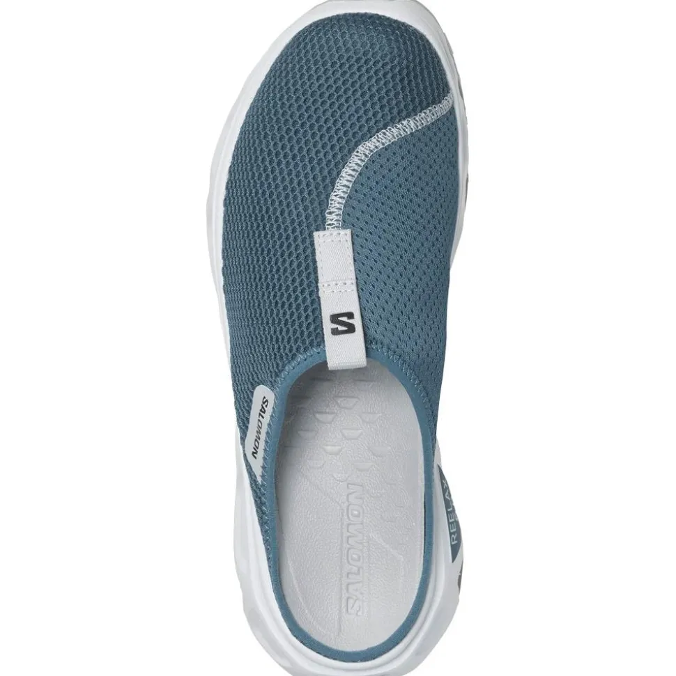 Sandales de récupération Salomon Reelax Slide 6.0 Blue Ashes White Pearl Blue
