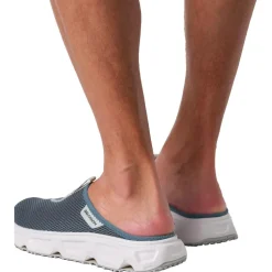 Sandales de récupération Salomon Reelax Slide 6.0 Blue Ashes White Pearl Blue