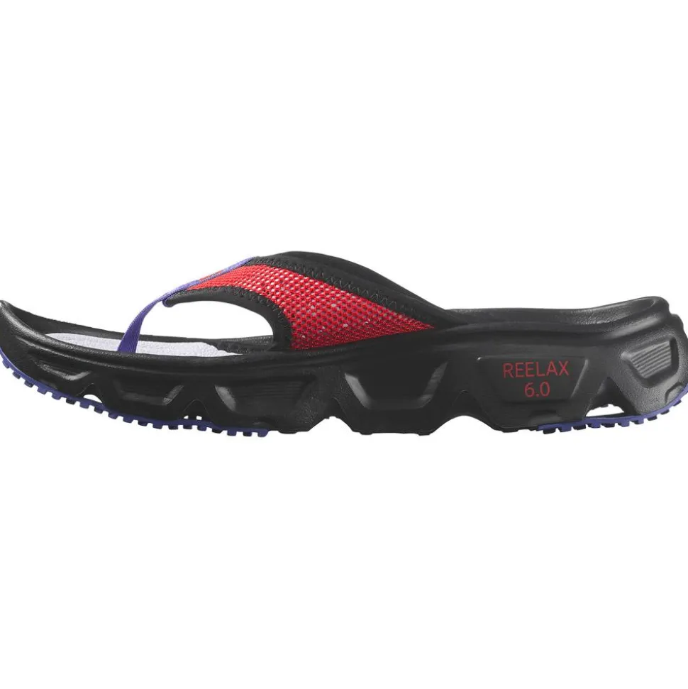 Sandales de récupération Salomon Reelax Break 6.0 W Cosmic Sky Black Flame Scarlet