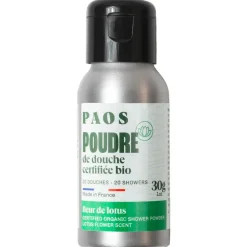 Savon Paos Poudre De Douche Bio 30 g Lait D'Amande