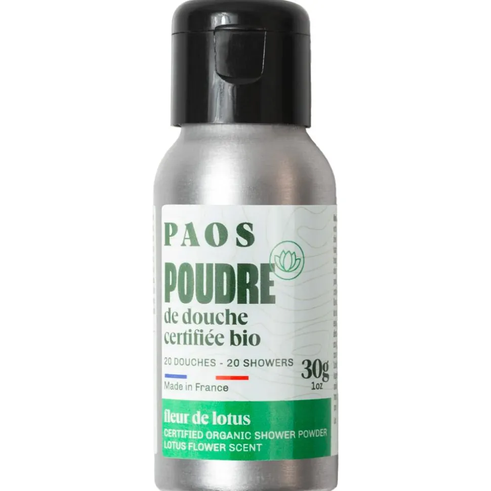 Savon Paos Poudre De Douche Bio 30 g Lait D'Amande