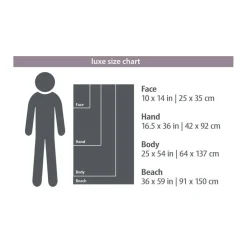 Serviette Pack Towl Recycled Luxe Body Lake Blue