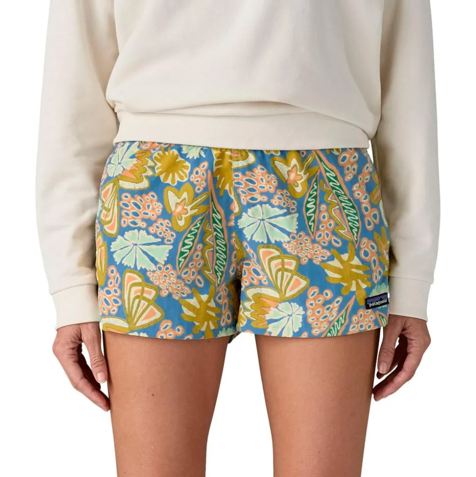 Short de rando Patagonia W's Barely Baggies Short Flourish Abundant Blue