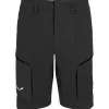 Short de rando Salewa Puez Durastretch Cargo Shorts M Black Out