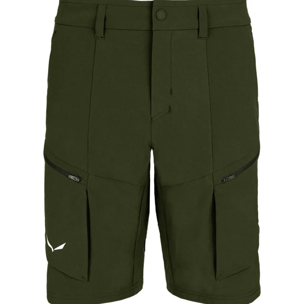 Short de rando Salewa Puez Durastretch Cargo Shorts M Dark Olive