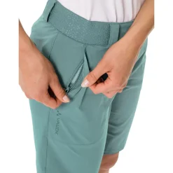 Short de rando Vaude Women's Farley Stretch Shorts Dusty Moss