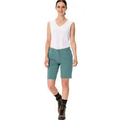 Short de rando Vaude Women's Farley Stretch Shorts Dusty Moss