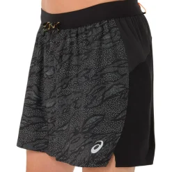 Short de trail Asics Fujitrail All Over Print 5In S Performance Black