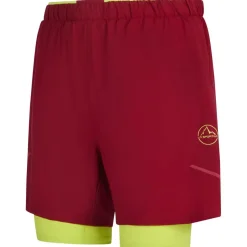Short de trail La Sportiva Trail Bite Short Sangria Lime Punch