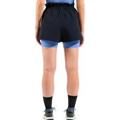 Short de trail Odlo 2 In 1 Short Essential Black Persian Jewel