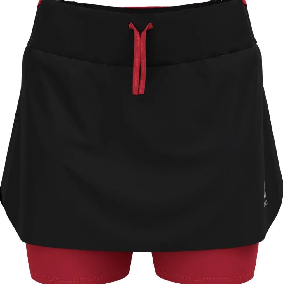 Short de trail Odlo X-Alp Skirt Black, American Beauty