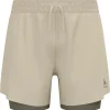 Short de trail Odlo Zeroweight 5 Inch 2In1 Short Agate Gray Vetiver
