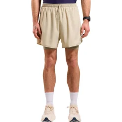 Short de trail Odlo Zeroweight 5 Inch 2In1 Short Agate Gray Vetiver