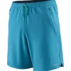 Short de trail Patagonia M's Nine Trails Shorts - 8 In. Anacapa Blue
