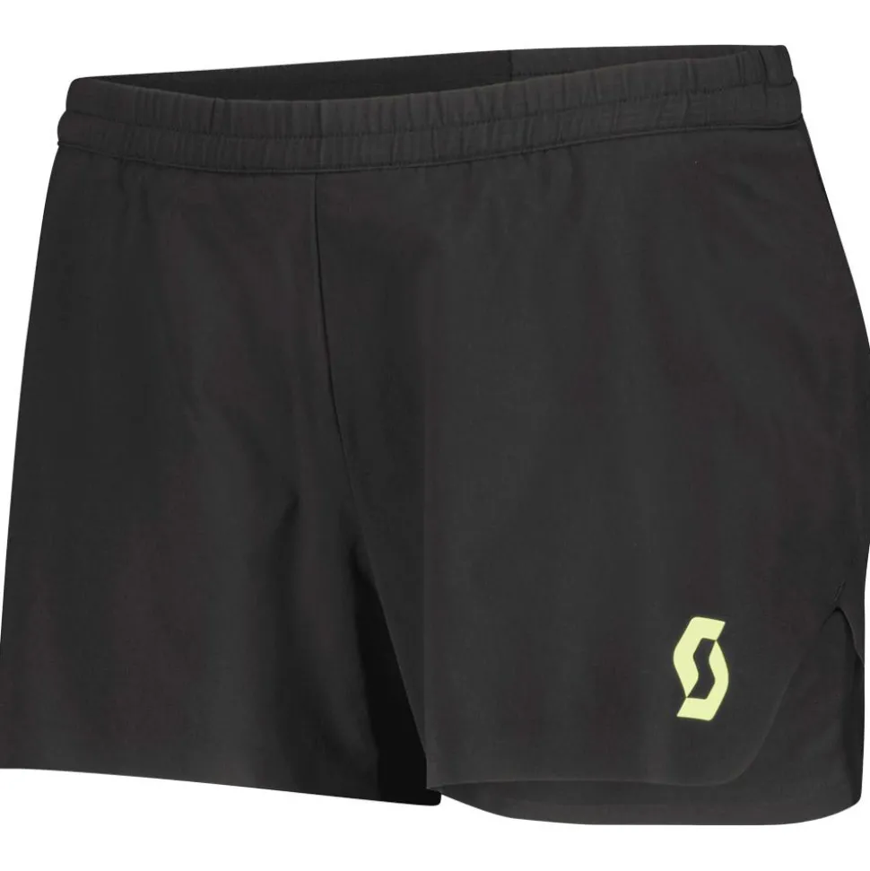 Short de trail Scott Split Shorts W's Rc Run Black Yellow