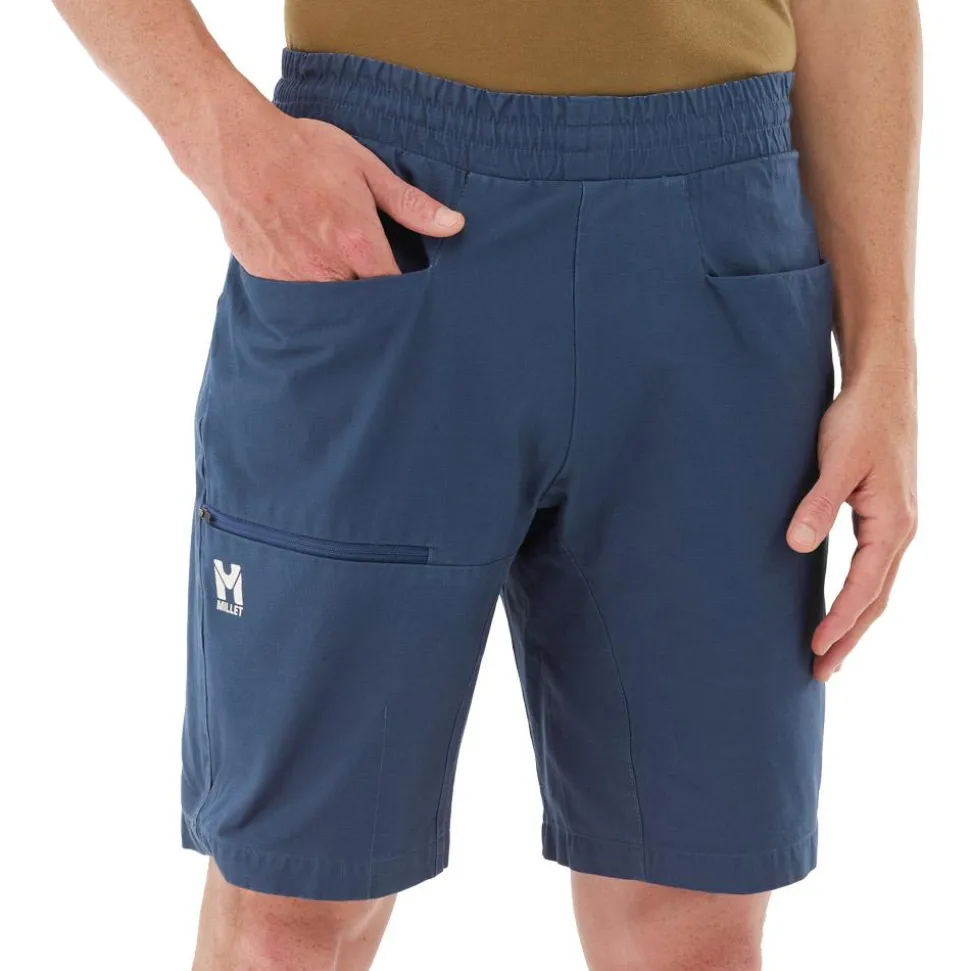 Short d’escalade Millet Cimaï Cotton M Navy Blue