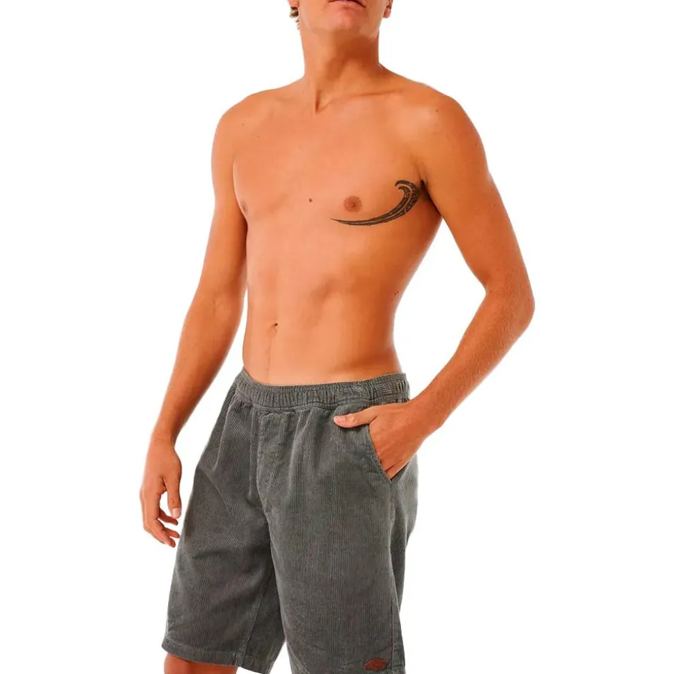 Short Rip Curl Classic Surf Cord Volley 19" Charcoal Grey